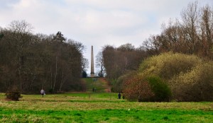In the distance, lies the obelisk